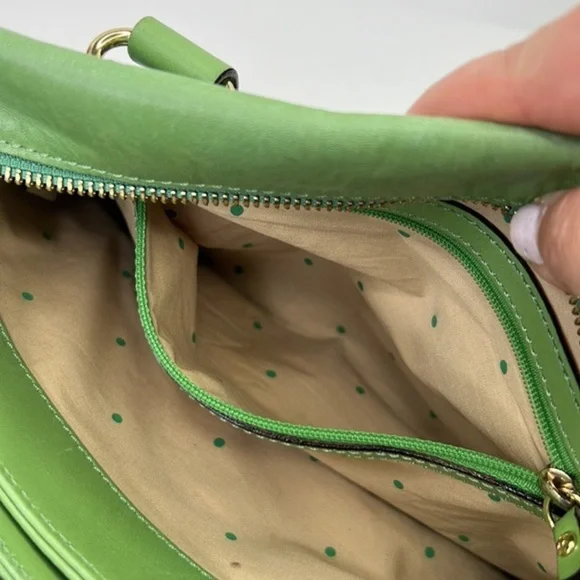 KATE SPADE Women’s Small Wynn Sutton Green Handbag Tote purse - Picture 10 of 16